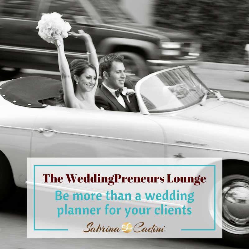 be more than a wedding planner for your clients - give them help like a friend would do and handle the emotional aspect as a professional; wedding planners, emotional aspect