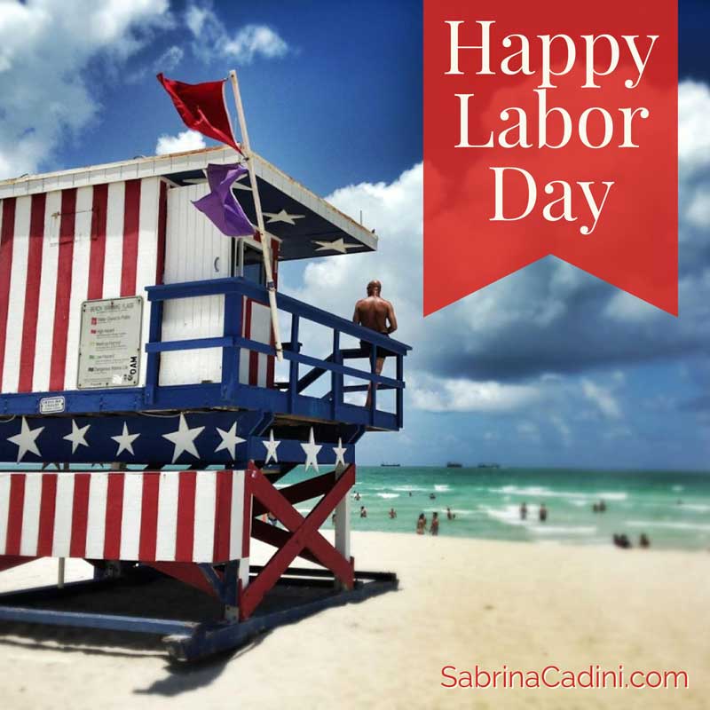 sabrina cadini wishing a happy labor day from her blog on wedding business coaching