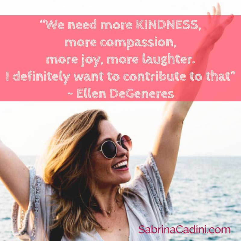 sabrina cadini monday moves me motivation quote world kindness day wedding business coach