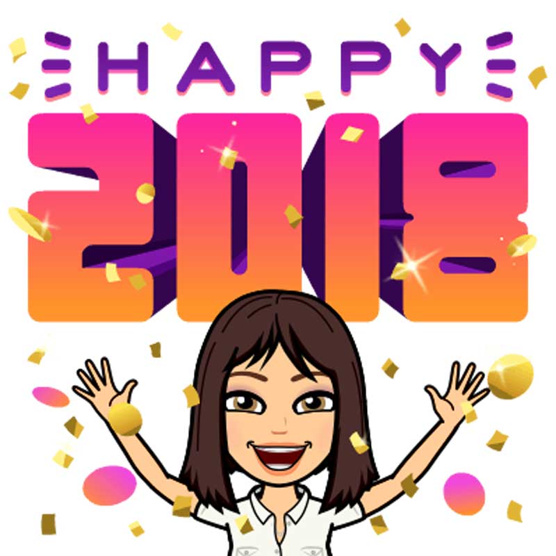 sabrina cadini happy new year 2018 word collaborate business productivity entrepreneurs creatives group