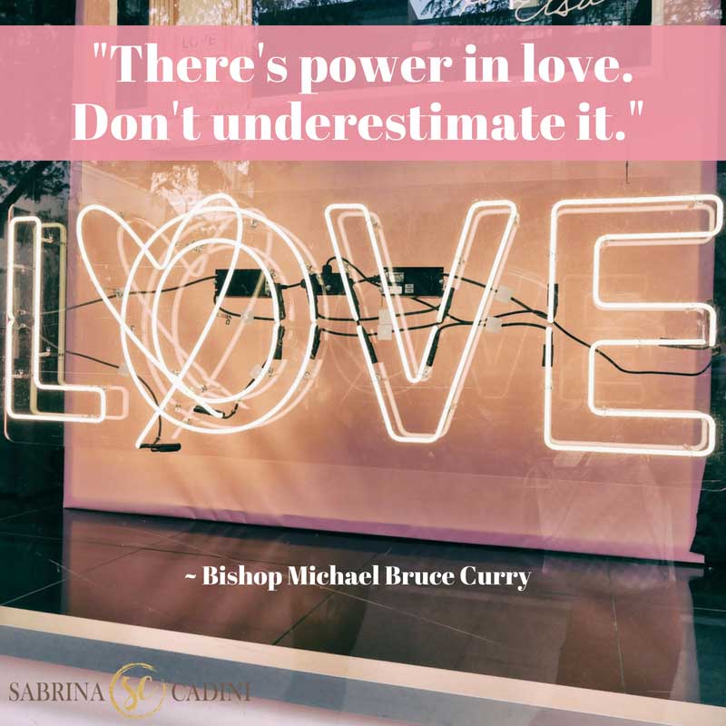 sabrina cadini monday moves me power of love inspiration motivation royal wedding bishop curry creative entrepreneurs business coach 